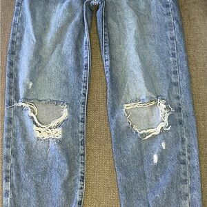 Forever 21 Light Blue Distressed Kids' Jeans